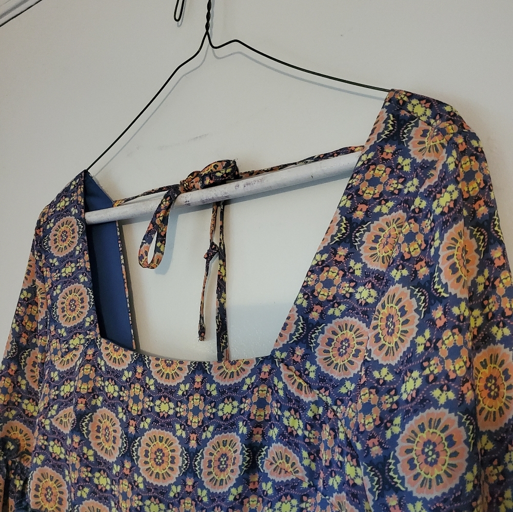 Love, FIRE BOHO Style Multicolored Patterned Dress - Picture 4 of 8